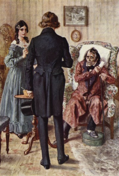 Illustration für Nicholas Nickleby von after Charles Edmund Brock