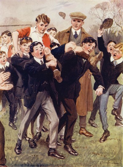 Legt ihn jetzt hin, ihr Männer, sagte Bentley; Ihr werdet ihn in Stücke reißen! von after Charles Edmund Brock
