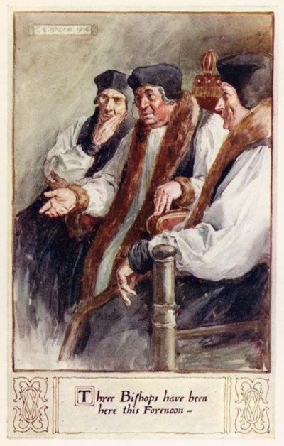 Drei Bischöfe waren heute Vormittag hier von after Charles Edmund Brock