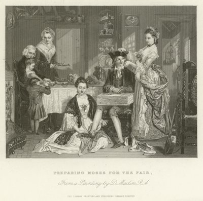 Moses für die Messe vorbereiten von after Daniel Maclise
