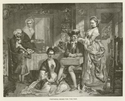 Moses für die Messe vorbereiten von after Daniel Maclise