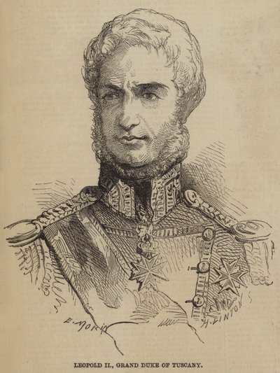 Leopold II., Großherzog der Toskana von after Edmond Morin