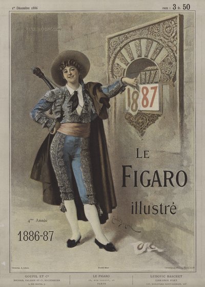 Titelblatt von Le Figaro Illustre, 1. Dezember 1886 von after Emile Antoine Bayard