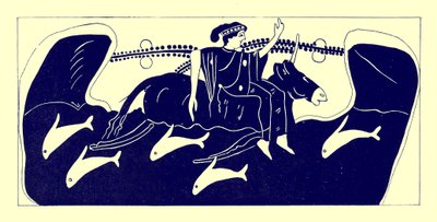 Europa und der Stier, Illustration aus Griechische Vasenmalereien von J. E. Harrison und D. S. MacColl, veröffentlicht 1894 von after English School