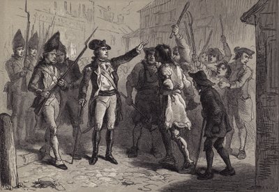 Gouverneur Tryon und die Regulatoren von after Felix Octavius Carr Darley