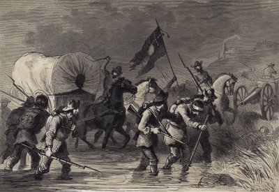 Lees Rückzug nach der Schlacht von Gettysburg von after Felix Octavius Carr Darley