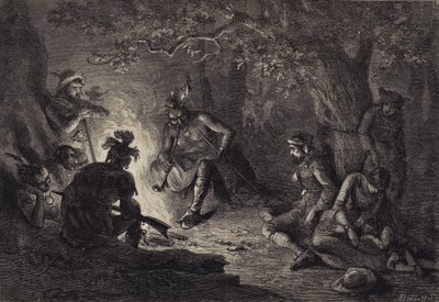 Gefangene aus dem Wyoming-Tal von after Felix Octavius Carr Darley