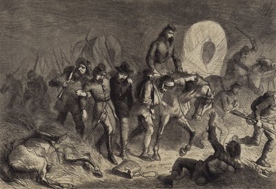 Rückzug der Konföderierten von Shiloh von after Felix Octavius Carr Darley