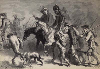 Aufstand der Neuengland-Bauern von after Felix Octavius Carr Darley