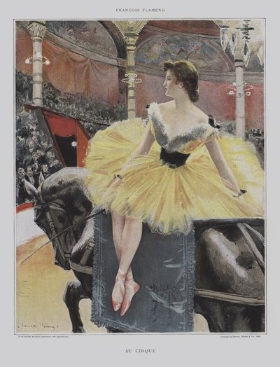 Au Cirque (Im Zirkus) von after Francois Flameng