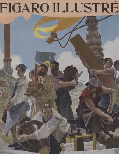 Weltausstellung 1900 von after Francois Flameng