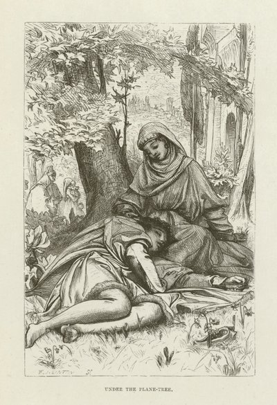 Illustration für Romola von George Eliot von after Frederic Leighton