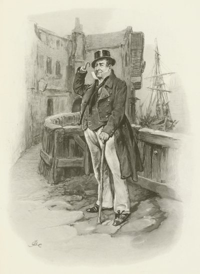 Kapitän Cuttle von after Frederick Barnard