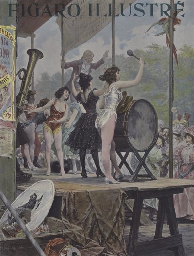 Die Parade. Titelblatt von Le Figaro Illustré, November 1897 von after Frederik Hendrik Kaemmerer