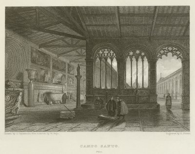 Campo Santo, Pisa von after George Cattermole