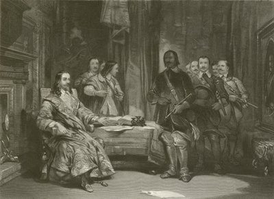 Festnahme des Königs in Holdenby von after George Cattermole