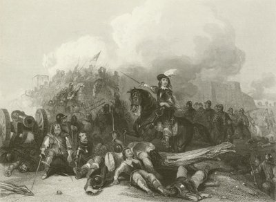 Sturm auf Bristol von after George Cattermole