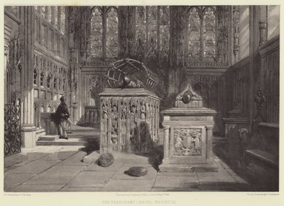 Die Beauchamp-Kapelle, Warwick von after George Cattermole