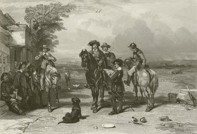 Der König auf seiner Reise zu den Schotten von after George Cattermole