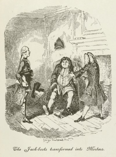 Illustration für Tristram Shandy von after George Cruikshank