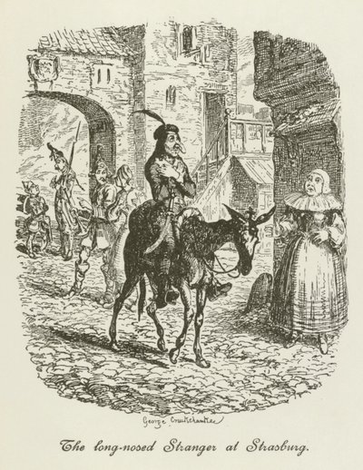 Illustration für Tristram Shandy von after George Cruikshank