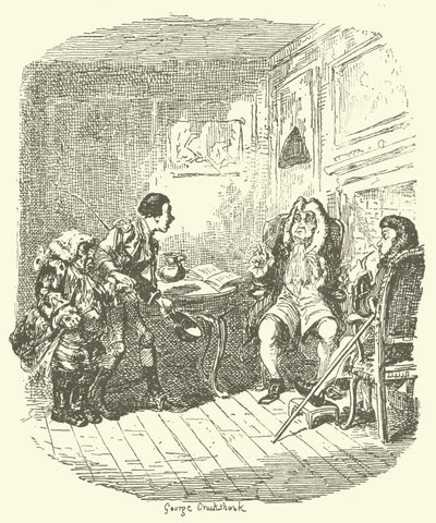Illustration für Tristram Shandy von after George Cruikshank