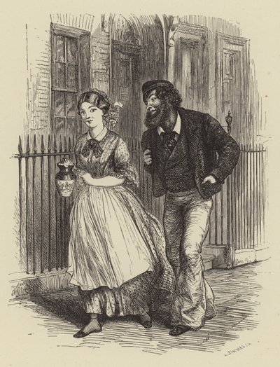 W. M. Thackerays Ballade von Eliza Davis von after George Housman Thomas