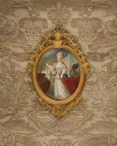 Porträt von Prinzessin Wilhelmine von Preußen im Alter von 6 Jahren von after German School