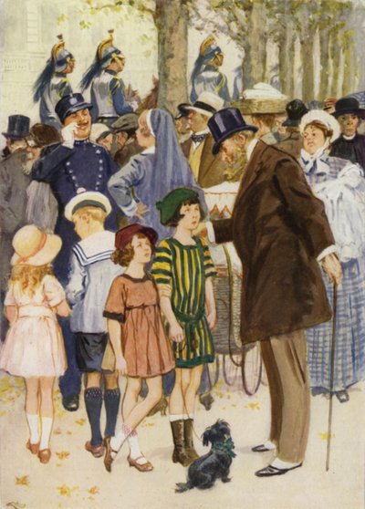 Eine Straße in Paris von after Gordon Frederick Browne