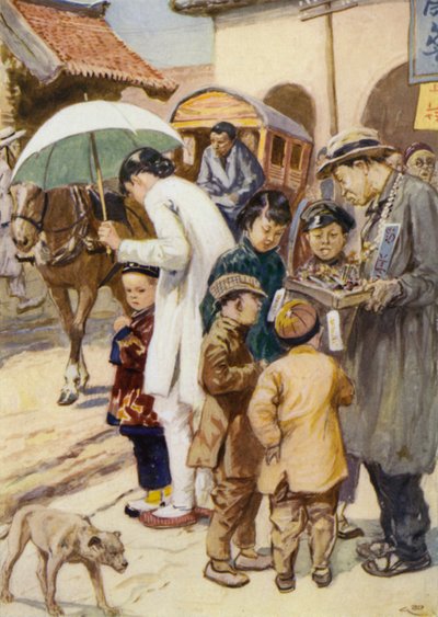 Kleine Chinesen von after Gordon Frederick Browne