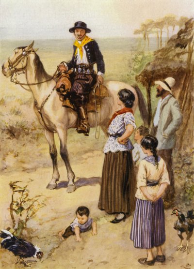 Menschen aus Südamerika von after Gordon Frederick Browne