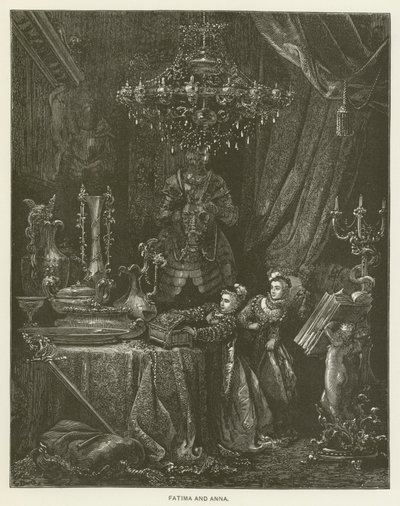 Fatima und Anna von Gustave after Dore