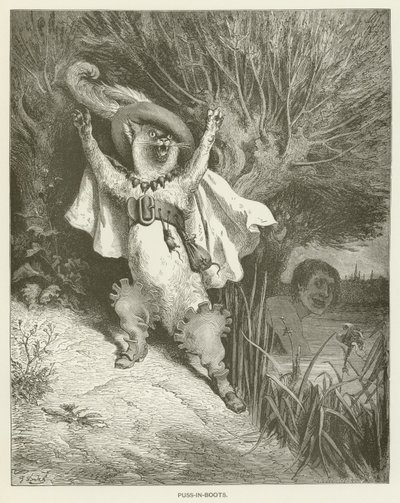 Der gestiefelte Kater von Gustave after Dore