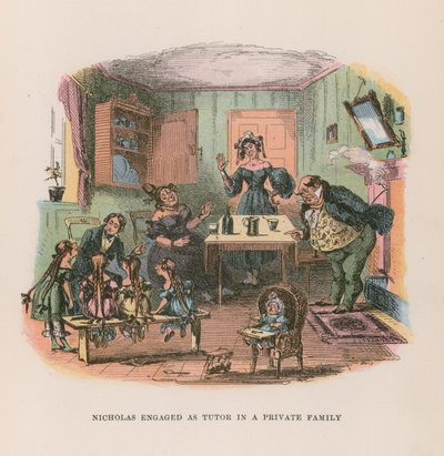 Illustration für Nicholas Nickleby von after Hablot Knight Browne