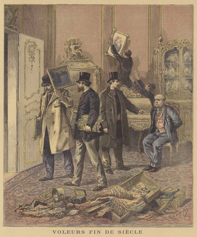 Ein dreister Raub von after Henri Meyer