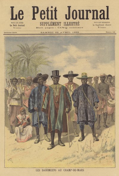 Dahomeer auf dem Champ-de-Mars von after Henri Meyer