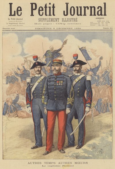 Andere Zeiten, andere Sitten. Kapitän Romani von after Henri Meyer