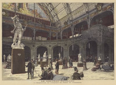 Ausstellung von Skulpturen im neuen Pavillon des Palais de l