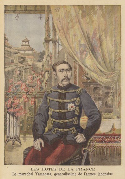 Gäste Frankreichs: Marschall Yamagata, Generalissimus der japanischen Armee von after Henri Meyer