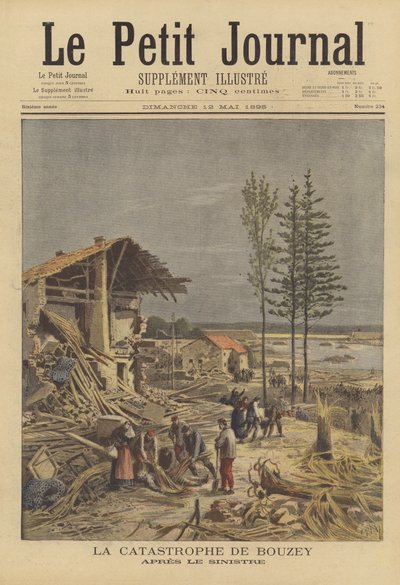 Die Bouzey-Katastrophe von after Henri Meyer
