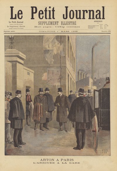 Der Kriminelle Emile Arton kehrt nach Paris zurück von after Henri Meyer