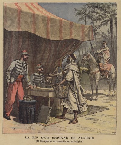 Das Ende eines Banditen in Algerien von after Henri Meyer