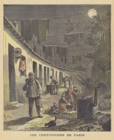Die Lumpensammler von Paris von after Henri Meyer