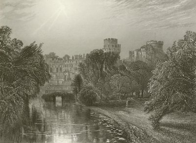 Warwick Castle, vor dem Brand von Henry after Warren