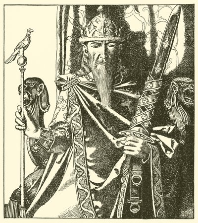 König Mark von Cornwall von after Howard Pyle