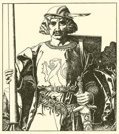 Sir Lionel von Britannien von after Howard Pyle