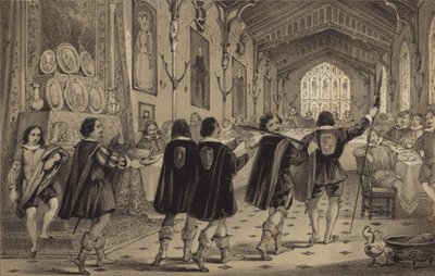 Einführung des Eberkopfes von James Stephanoff