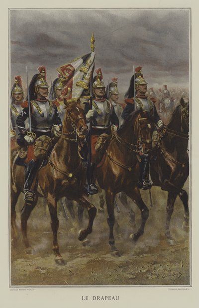 Die Fahne von after Jean Baptiste Edouard Detaille