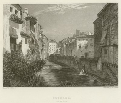 Granada, mit dem Turm von after John Frederick Lewis