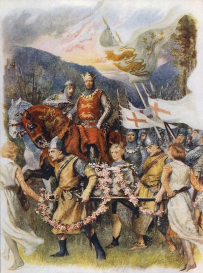 Die Krönungsstein von Scone bringen von after John Henry Frederick Bacon
